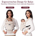 Momcozy Baby Trage - Leichte & Atmungsaktive Khaki
