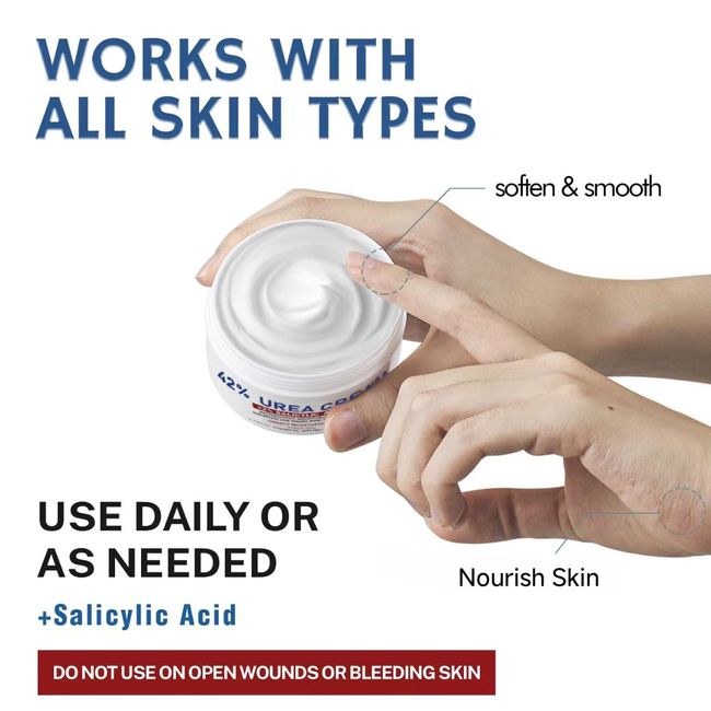 OUKEYA Urea Creme 42% mit 2% Salicylsäure Fusscreme