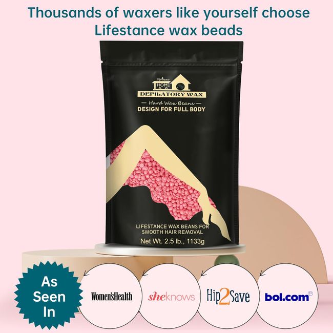 Lifestance Waxing Perlen Wachsperlen  Rose