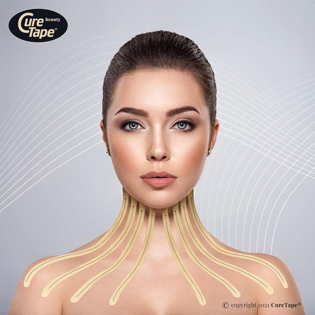 CureTape® Gentle Beige Kinesiologie Tape für empfindliche Haut