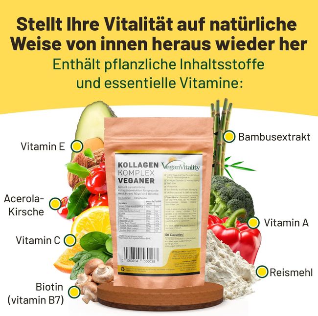 Vegan Vitality Kollagen Vegan Kapseln
