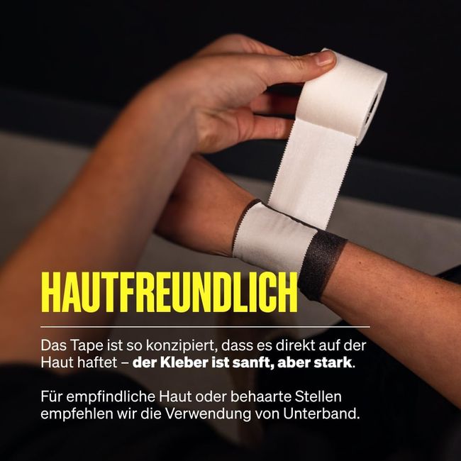 SPORTTAPE Zinkoxid 3 Rollen 5,0 cm x 10 m