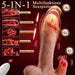 Tagnaff Dildo Vibrator, 8 Stoßfunktion Lecken Vibration
