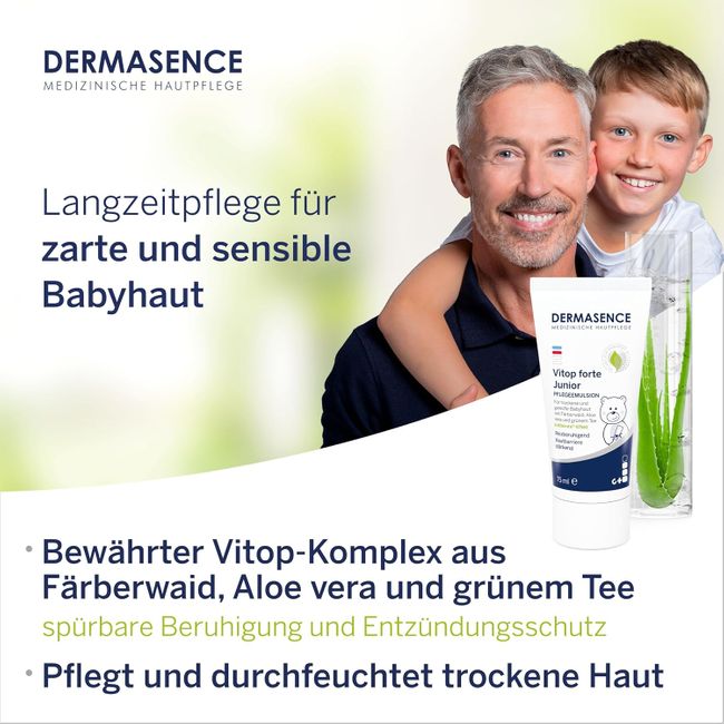 DERMASENCE Vitop forte Junior Pflegeemulsion