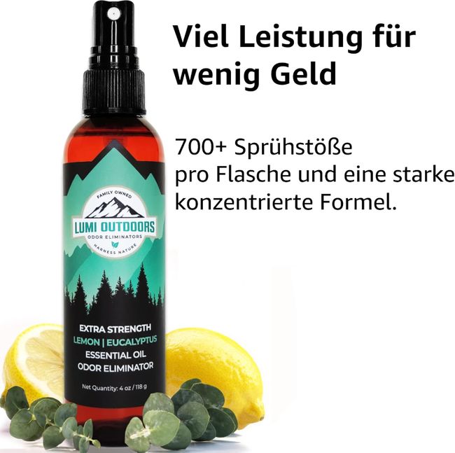 Lumi Outdoors Schuhdeo-Spray & Geruchsbeseitiger
