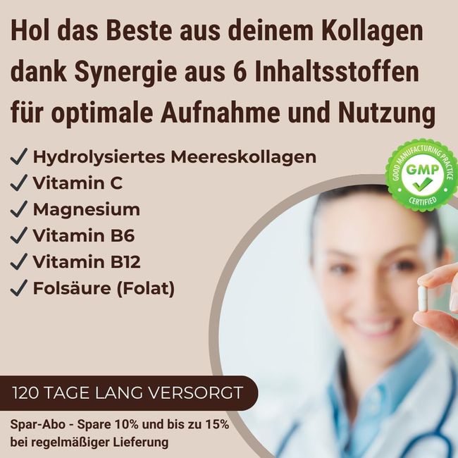 Vitassential Marine Kollagen-Komplex Kapseln
