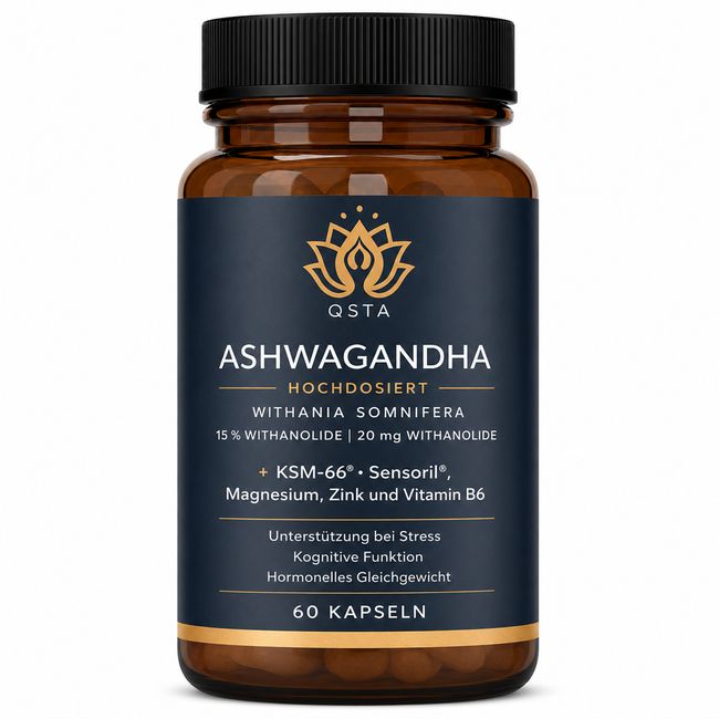 QSTA  Ashwagandha KSM-66 Kapseln