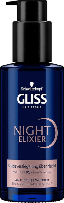Schwarzkopf Gliss Night Elixier Anti-Spliss Wunder