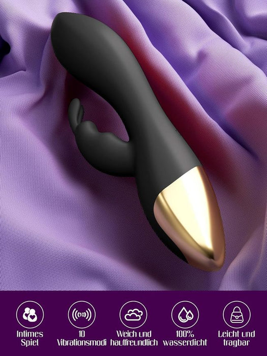 HIVEFUN Diloschwanz G Punkt Vibrator Schwarz