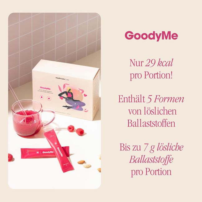 Health Labs Care GoodyMe Ballaststoffe Mix Tütchen