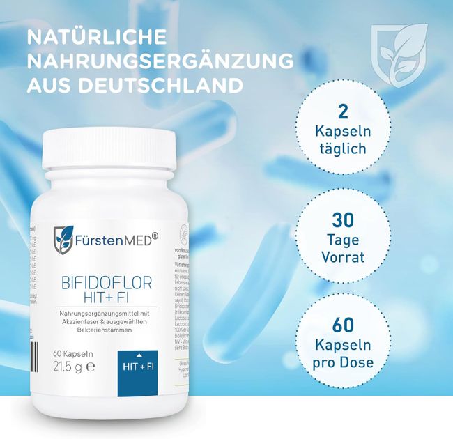 FürstenMED® Bifidoflor HIT + FI bei Histaminintoleranz und Fructoseintoleranz