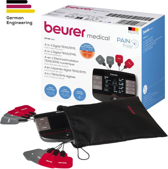 Beurer Digital TENS EMS Gerät mit Wärmefunktion  4-in-1