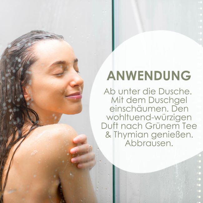 Jean & Len Duschgel Grüner Tee & Thymian