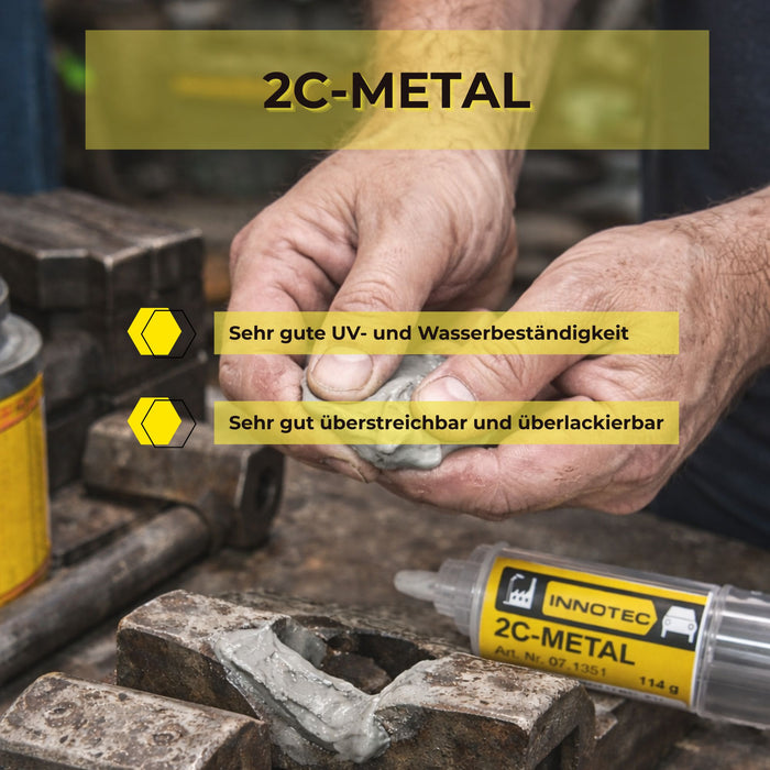 Innotec 2C-Metal – 2K Knetmasse – Produktvorteil und Anwendung 3
