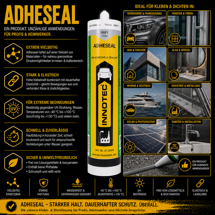 Innotec Adheseal – Dauerelastische Klebedichtmasse – Produktvorteil und Anwendung 6