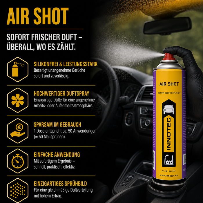 Innotec Air Shot – Instant-Duftexplosion – Produktvorteil und Anwendung 4