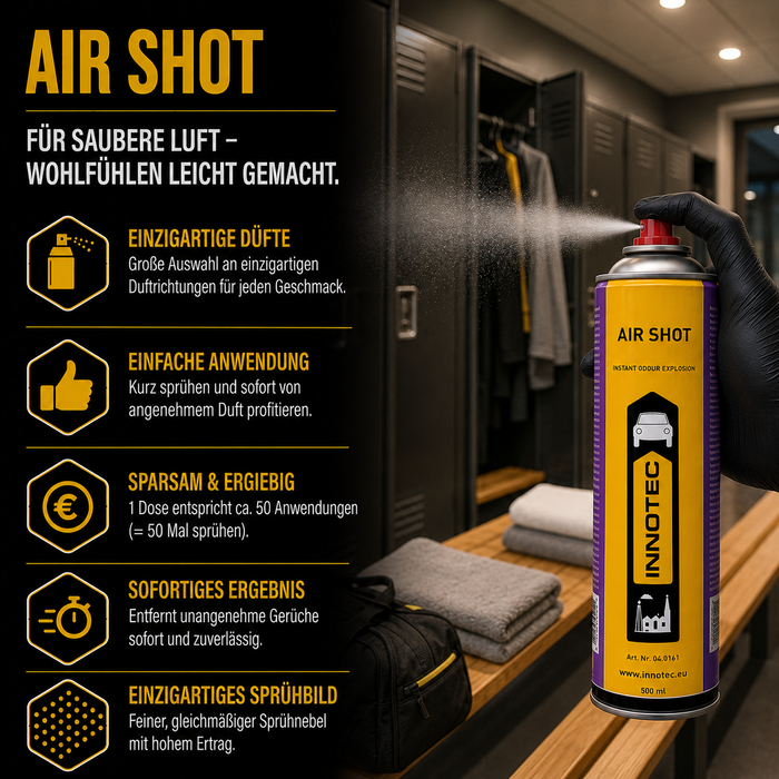 Innotec Air Shot – Instant-Duftexplosion – Produktvorteil und Anwendung 5