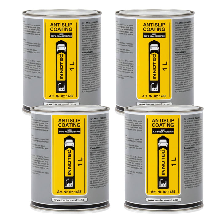 Innotec Antislip Coating - Hellgrau (5070) - entspr. RAL 7040, 4er-Set, Artikelnummer 1368