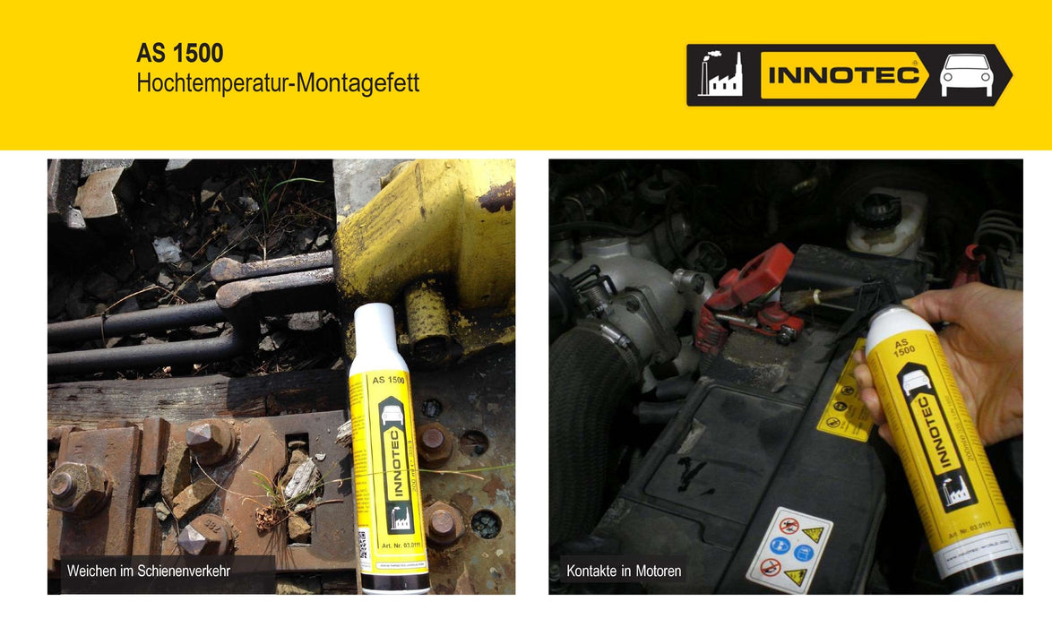 Innotec AS 1500 – Hochtemperatur-Montagefett – Produktvorteil und Anwendung 6