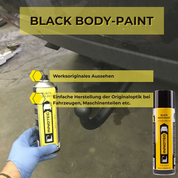 Innotec Black Body-Paint – Schwarz-Matt Lack – Produktvorteil und Anwendung 5