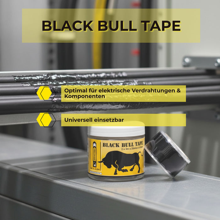 Innotec Black Bull Tape – Selbstvulkanisierendes Band – Produktvorteil und Anwendung 1