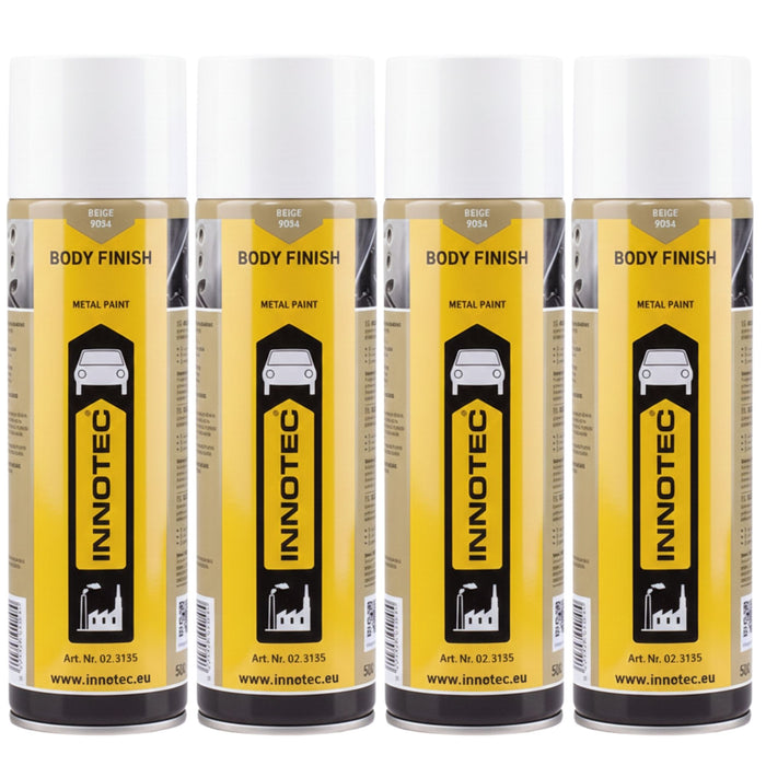 Innotec Body Finish - Beige (7034), 4er-Set, Artikelnummer 1305-1