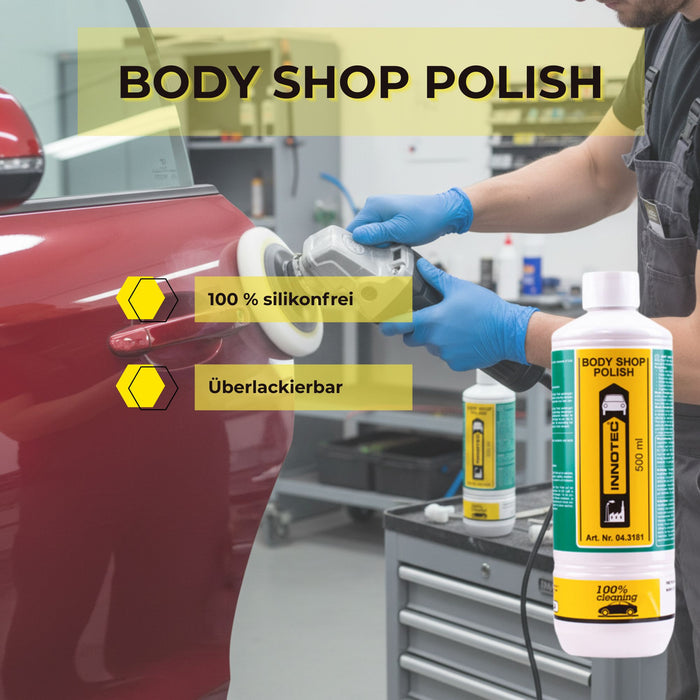 Innotec Body Shop Polish – Silikonfreie Schleifpolitur – Produktvorteil und Anwendung 2