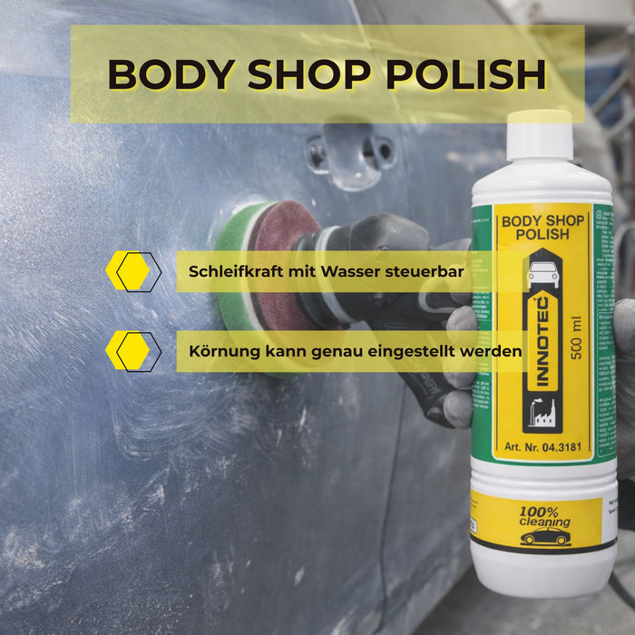 Innotec Body Shop Polish – Silikonfreie Schleifpolitur – Produktvorteil und Anwendung 3