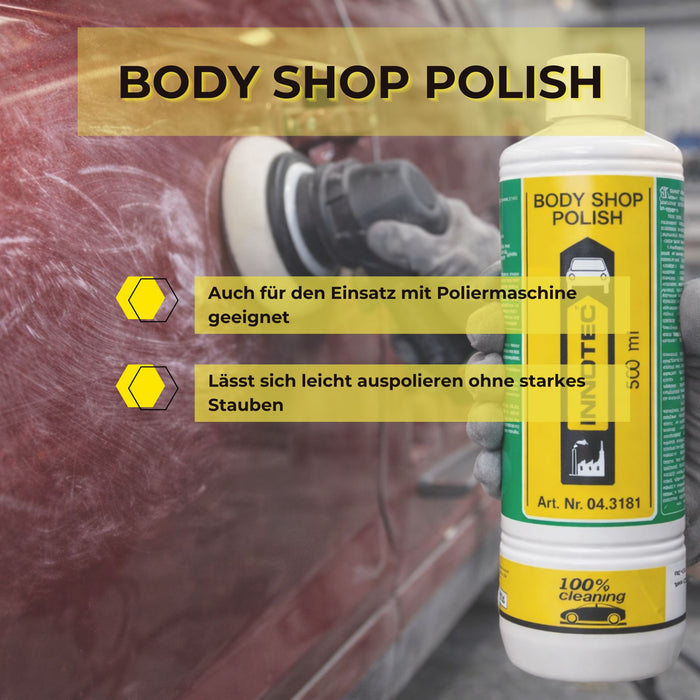 Innotec Body Shop Polish – Silikonfreie Schleifpolitur – Produktvorteil und Anwendung 4