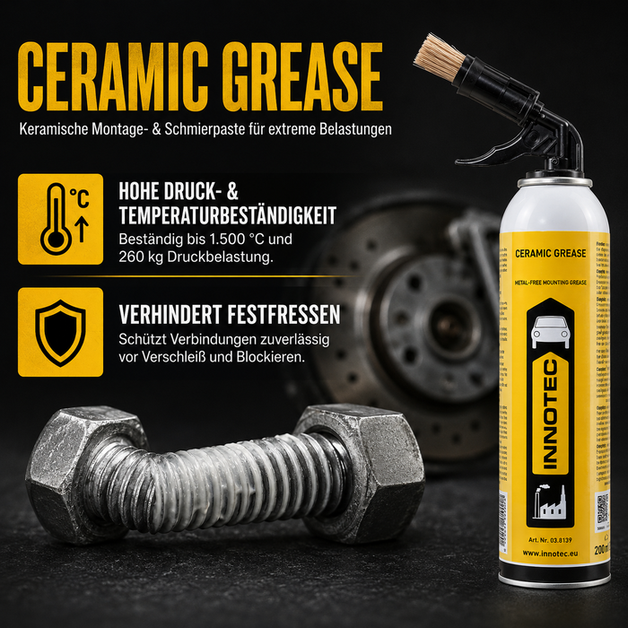 Innotec Ceramic Grease – Keramikfett / Montagepaste – Produktvorteil und Anwendung 1