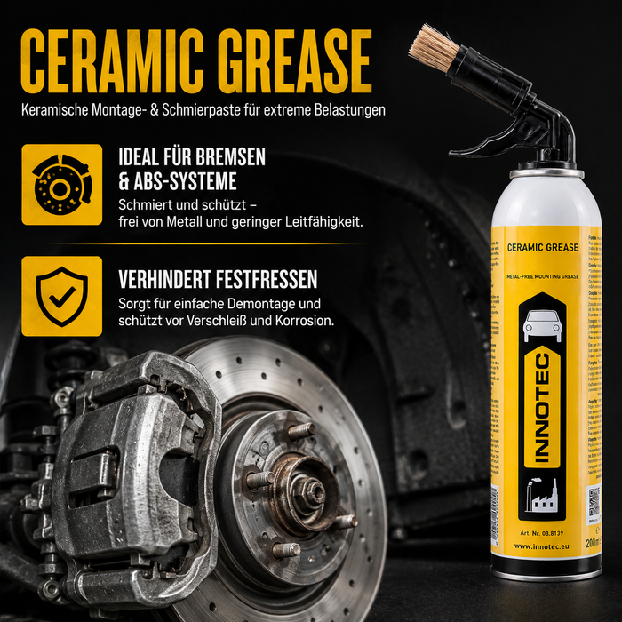 Innotec Ceramic Grease – Keramikfett / Montagepaste – Produktvorteil und Anwendung 2