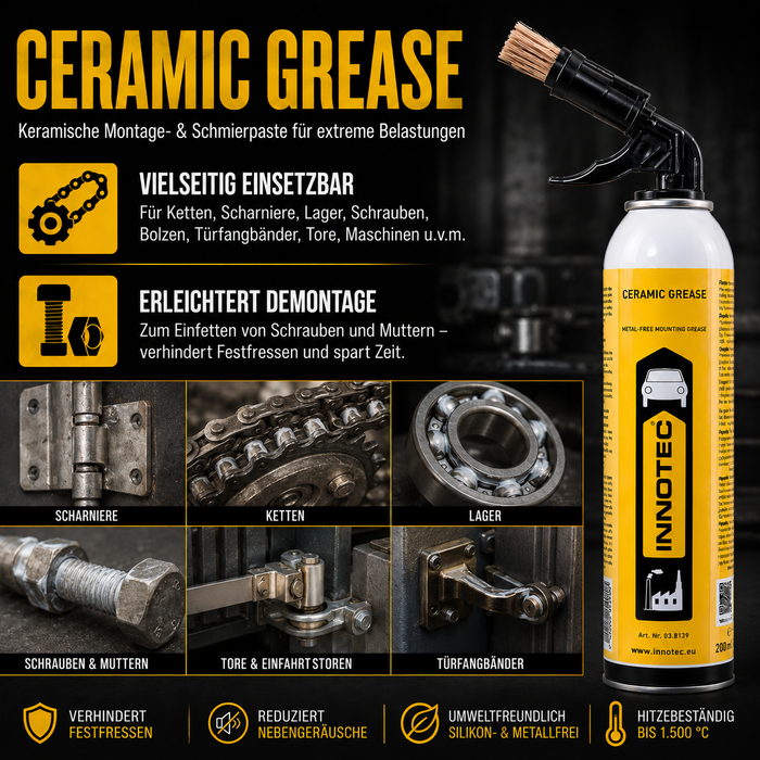 Innotec Ceramic Grease – Keramikfett / Montagepaste – Produktvorteil und Anwendung 3