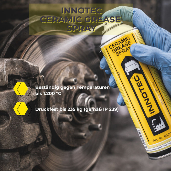 Innotec Ceramic Grease Spray – Druckbeständiges Keramikfett – Produktvorteil und Anwendung 5