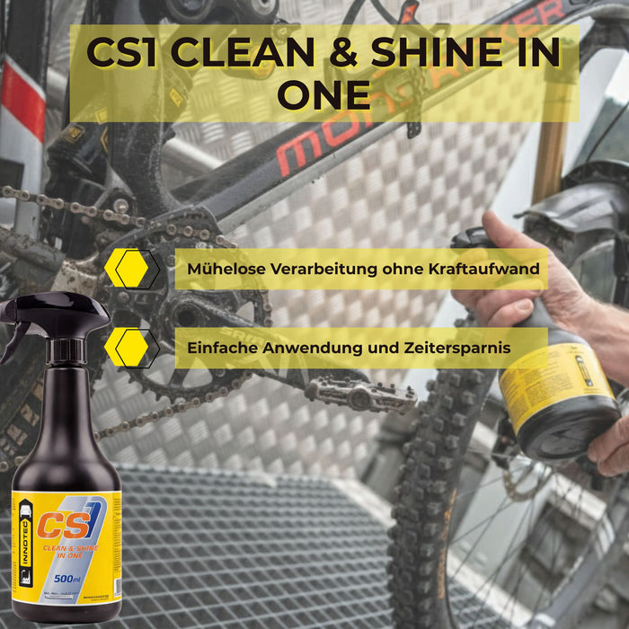 Innotec CS1 Clean & Shine in One – Reinigung & Glanz – Produktvorteil und Anwendung 2