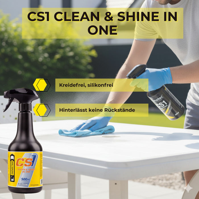 Innotec CS1 Clean & Shine in One – Reinigung & Glanz – Produktvorteil und Anwendung 3