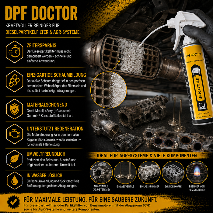 Innotec DPF Doctor – Dieselpartikelfilter-Doktor – Produktvorteil und Anwendung 2
