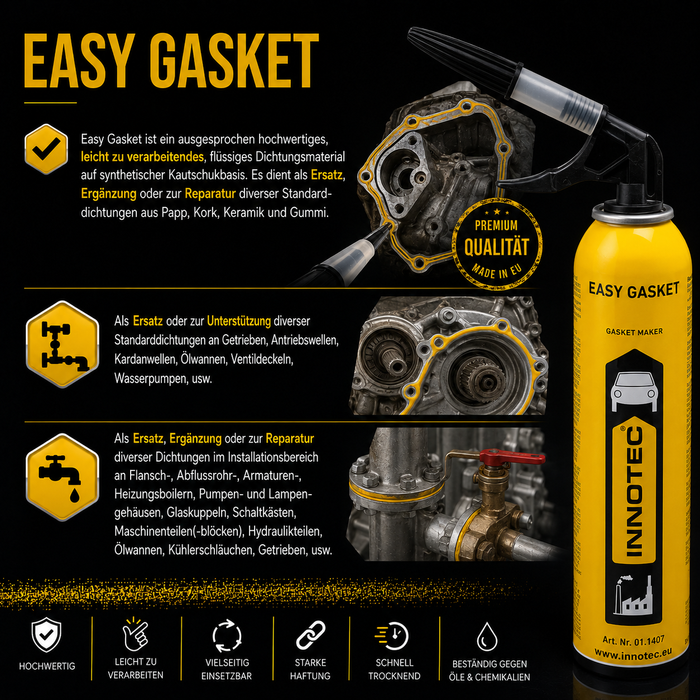 Innotec Easy Gasket – Motordichtmasse – Produktvorteil und Anwendung 2