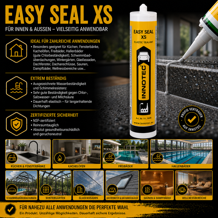Innotec Easy Seal XS – Premium Silikondichtmasse – Produktvorteil und Anwendung 4