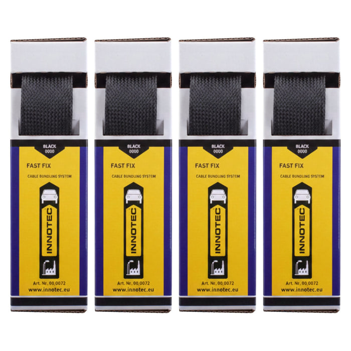 Innotec Fast Fix - Schwarz, 5 mm Ø, 4er-Set, Artikelnummer 1732-05