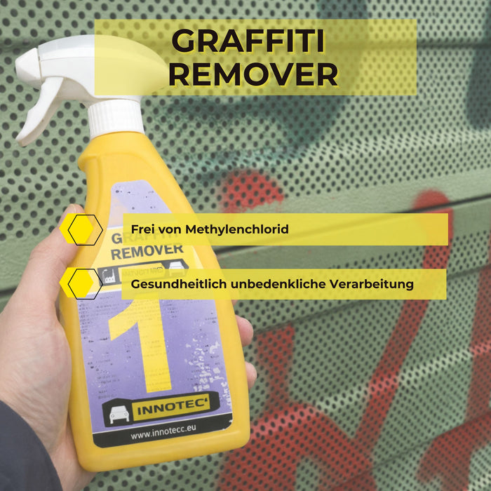 Innotec Graffiti Remover – Graffiti-Entferner – Produktvorteil und Anwendung 1