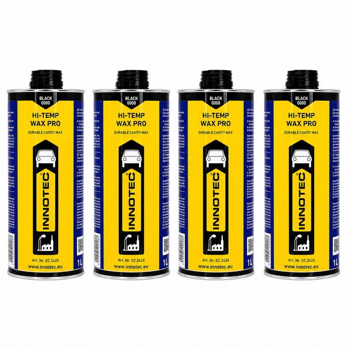 Innotec Hi-Temp Wax Dry - Schwarz (0000), 4er-Set, Artikelnummer 1364-2