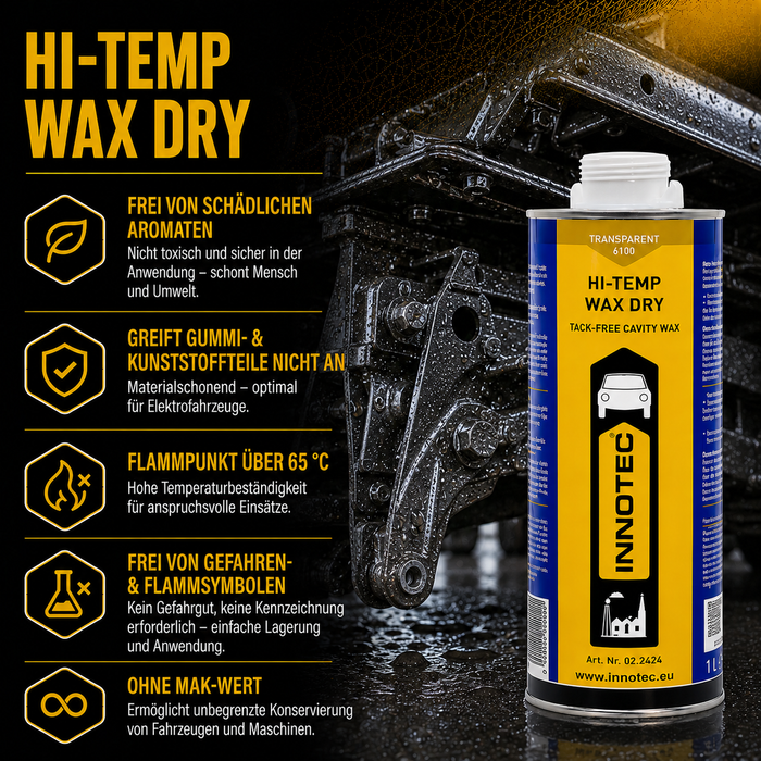 Innotec Hi-Temp Wax Dry – Unterboden- & Hohlraumkonservierung – Produktvorteil und Anwendung 2