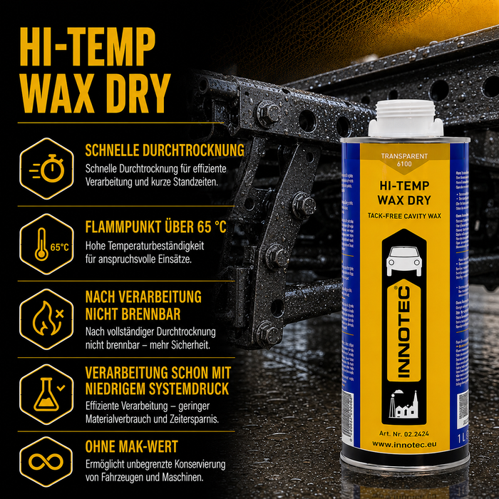 Innotec Hi-Temp Wax Dry – Unterboden- & Hohlraumkonservierung – Produktvorteil und Anwendung 3