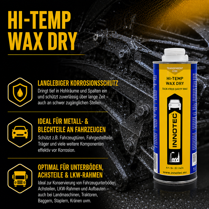 Innotec Hi-Temp Wax Dry – Unterboden- & Hohlraumkonservierung – Produktvorteil und Anwendung 4