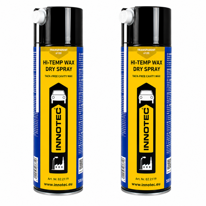 Innotec Hi-Temp Wax Dry Spray - Transparent (6100), 2er-Set, Artikelnummer 1360-3