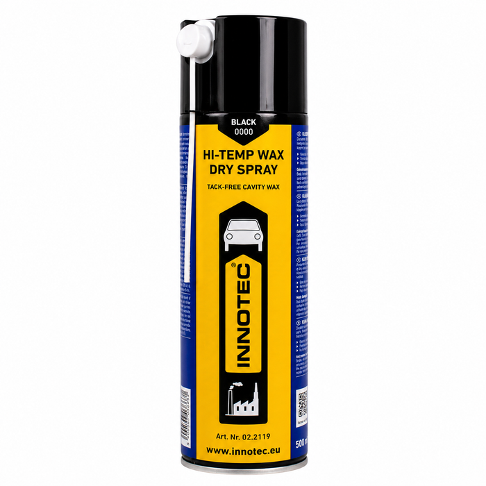 Innotec Hi-Temp Wax Dry Spray - Schwarz (0000), 1 Stück, Artikelnummer 1360-5