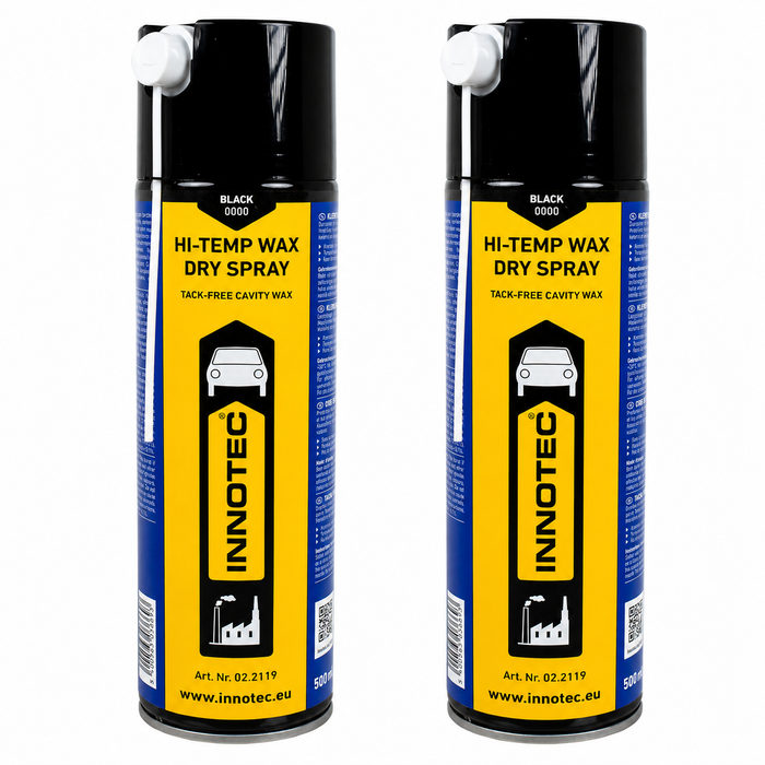 Innotec Hi-Temp Wax Dry Spray - Schwarz (0000), 2er-Set, Artikelnummer 1360-5