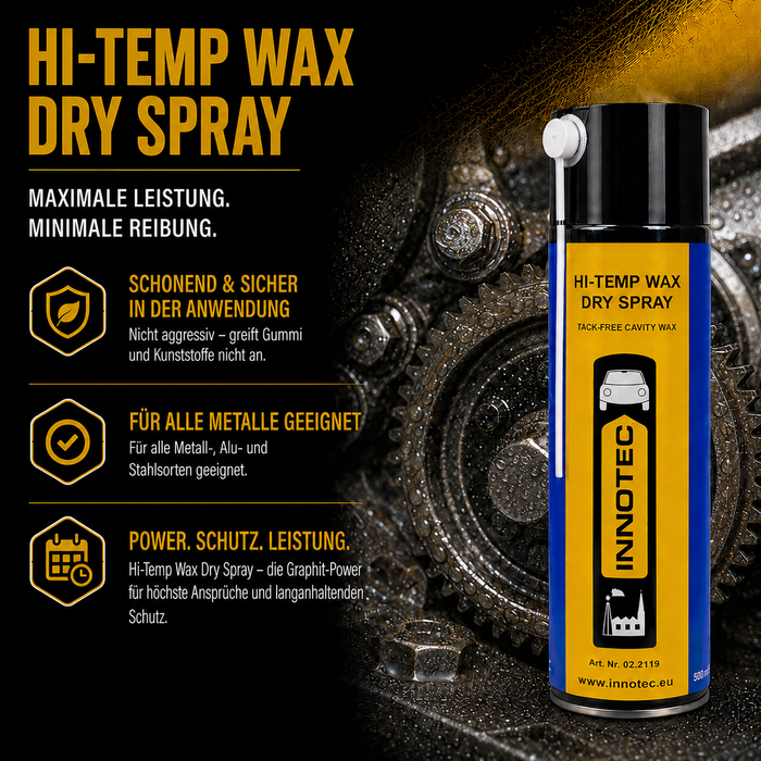 Innotec Hi-Temp Wax Dry Spray – Unterboden- & Hohlraumkonservierung – Produktvorteil und Anwendung 4