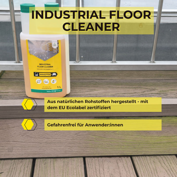 Innotec Industrial Floor Cleaner – Kraftvoller ökologischer Industriereiniger – Produktvorteil und Anwendung 3