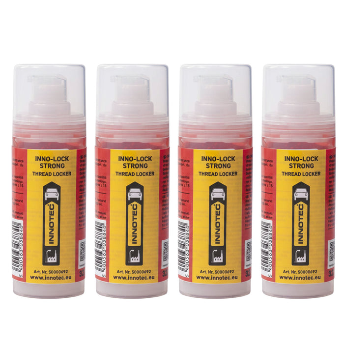 Innotec Inno-Lock - 'Strong', New, Rot, 4er-Set, Artikelnummer 1582-1